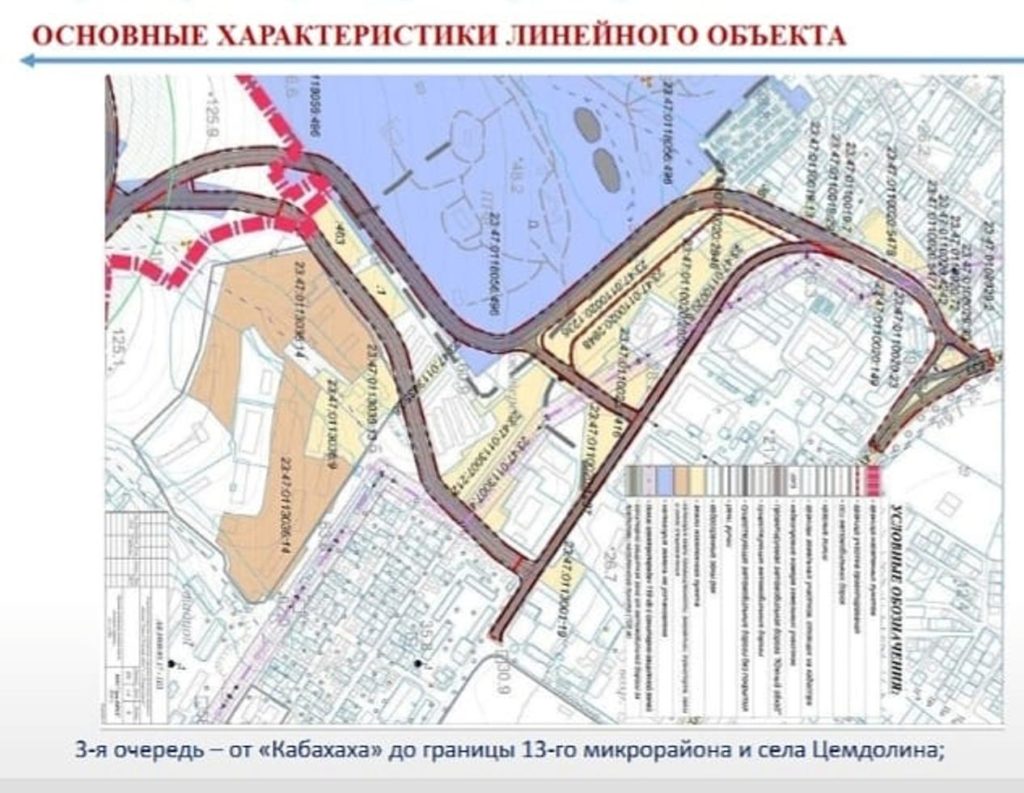 Южный обход новороссийска схема на карте 2022