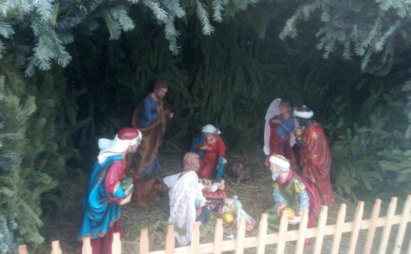 В Свято Успенском храме Новороссийска устроили рождественский вертеп