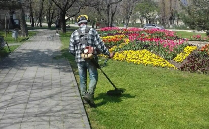 В Новороссийске уже скосили траву на 2 млн. квадратных метрах городской территории.
