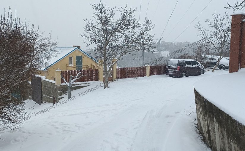 Жителям СНТ Новороссийска придется самим убирать снег на дорогах