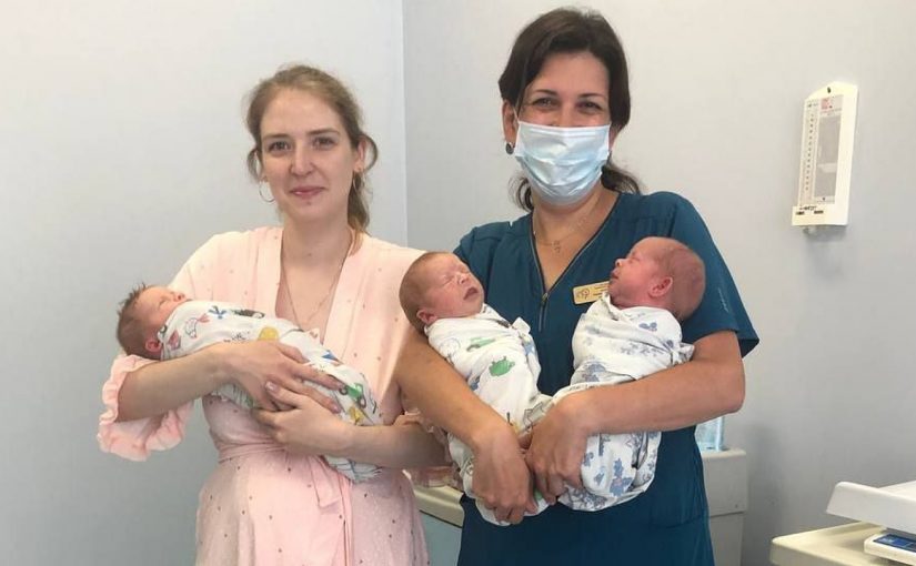В семье из Новороссийска появилось на свет сразу трое малышей