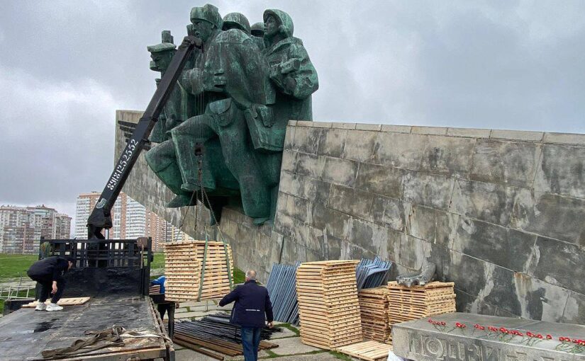 В Новороссийске на мемориале «Малая земля» начались противоаварийные работы
